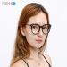 Firmoo Blue Light Blocking Reading Glasses for Men & Women - Retro Round Anti-Eyestrain Computer Gaming Glasses - Black 0.0x - Buy Online on GoSupps.com