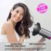 1800W Professional Ionic Hair Dryer with Diffuser - Fast Blow Dryer, AC Motor, Hot/Cold Wind, Constant Temperature, Gray - Buy Online on GoSupps.com