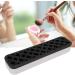 Non-Toxic ABS Makeup Container Holder - 26+72 Holes Portable Brush Organizer for Salon & Beauty - Black - Buy Online on GoSupps.com