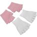 Qukaim Spa Fingerless Gloves Moisturizing Gel Fingerless Gloves and Open Toe Socks Set for Cracked Hands and Feet Spa Repair Kit. - Buy Online on GoSupps.com
