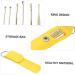 DOITOOL 3 Sets Ear Picking Tool Silicone Remover Earwax Removal Kit - Stainless Steel Ear Picks - Golden - 11.5X2.7X1cm - 3pcs - Buy Online on GoSupps.com