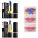 Hikaka Magical discoloring blue-pink temperature-changing lipstick long-lasting moisturizing lipstick with flash blue-to-pink glossy waterproof lip balm makeup (2pcs)