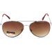Metal Tear Drop Tri-Focal Reading Sunglasses Gold 2.75x - No Line Progressive Reader - Buy Online on GoSupps.com