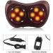 Shiatsu Massage Pillow for Car | 12V Neck & Back Massage Cushion with Heating & 8 Kneading Rollers - Coffee - Buy Online on GoSupps.com