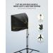 RALENO Softbox Lighting Kit with 50W LED Bulbs for Portrait and Product Photography | 20''X20'' Reflectors for Live Streaming and Advertising - Buy Online on GoSupps.com