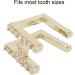 Buy Gold Hip-Hop Tooth Decor - Individual Initial H Halloween Accessories Hip-Hop Tooth Lines - Buy Online on GoSupps.com