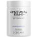 Codeage Liposomal DIM Supplement - 4 Months Supply of DIM Vitamins and SGS Pomegranate Broccoli Vitamin E Isomers Tocopherols Alpha Beta Gamma Delta - Liposomal Formula - Gluten-Free - 120 Capsules