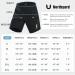 NORTHYARD Men's Athletic Hiking Shorts 7 inch - Quick Dry Workout & Running Shorts for Sports Gym Basketball Training - Large Black - Buy Online on GoSupps.com