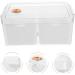 GLEAVI Kitchen Spice Storage Box Refrigerator Plastic Fruit Canisters Sealing Storage Holder Seasoning Box - Buy Online on GoSupps.com