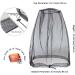 Cinvo Head Net Mesh Bug Net Face Netting - Black - Buy Online on GoSupps.com