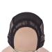 Black U Part Swiss Lace Wig Cap (Pack of 2) - Large Size 56cm - Adjustable Straps - Glueless Hairnets for Making Wigs - Buy Online on GoSupps.com