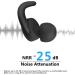 Super Soft Reusable Silicone Ear Plugs for Sleeping - 25dB Noise Cancelling - 6 Ear Tips Included - Buy Online on GoSupps.com