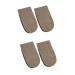 NOLITOY 2 Pairs Inner Heightening Half Pad Convenient Heel Pads Breathable Heel Flower Crown Height Shoe Inserts Creative Heel Pads Half Shoe Pad Eva Sports Shoes Men and Women Suede Lift
