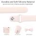 AK Silicone Bands for Fitbit Versa 2/Versa Lite, Sand Pink Classic Soft Straps - Replacement Sport Wristbands for Women and Men - Buy Online on GoSupps.com