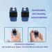 GSYUWIH 4 Pack Hammer Toe Straighteners - Aluminum Plate Blue Corrector for Curled Toes - Men & Women Toe Wraps - Buy Online on GoSupps.com