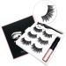 Magnetic Eyelashes And Eyeliner Kit 3 Pairs Reusable Magnetic Lashes With Eyeliner 3D Natural Look False Eyelashes Magnetic Eyelashes Natural Looking Lashes - Buy Online on GoSupps.com
