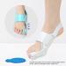 Bunion Corrector Splint - Lake Blue Silicone Hallux Valgus Straighteners for Pain Relief | Foot Care Tool - Buy Online on GoSupps.com