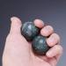 Fascia Roll & Baoding Balls Set - Black Exercise & Massage Balls for Stress Relief & Hand Therapy - Buy Online on GoSupps.com