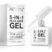 HUALIJIA 5 in 1 Nail Builder Gel - Clear, Strengthener, Base - 15ml Bottle for Nail Extension - No Forms Needed - Buy Online on GoSupps.com