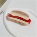 Hair Claw Clips Hot Dog Hairpin Clip Headwear Cartoon Hamburg Grip Pin Teeth Clamp-stylish Accessories for Women Girls Red - Buy Online on GoSupps.com