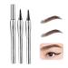 Cooklesa Eyebrow Natural Waterproof Eyebrow Pen With Microfine Tip Two-Pronged Eyebrow Pencil with Micro-fork Tip 3D Waterproof Microblading Eyebrow Pen (2 * 01) 2*01