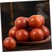 Frcolor Solid Wood Massage Ball - Deep Tissue Relief for Plantar Fasciitis | Handheld Foot Massager | Acupuncture Fitness Ball 5x5cm - Brown - Buy Online on GoSupps.com
