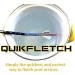 NP Quikfletch Twister 2 3-Vane Stabilizing Fletching - 6 Pack | White Tube | Compound Bow Arrows & Crossbow Bolts - Buy Online on GoSupps.com