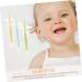 Minkissy 4-Piece Baby Toothbrush Set | Silicone Travel Toothbrush & Pet Toothbrush | Soft Fur Baby Mouth Cleaner for Newborns & Children - Buy Online on GoSupps.com