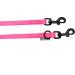 Buy Biothane Dogeline Black Hook - Adjustable Leash for Small & Large Dogs | 2m to 5m Lengths | Neon Pink 2.80m x 16mm - Buy Online on GoSupps.com