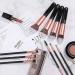 Obahdirry Make Up Brush Premium Synthetic Foundation Powder Concealer Eyeshadow Make Up 14-Piece Brush Set Rose Gold - Buy Online on GoSupps.com