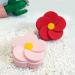 Compact Portable Contact Lens Case - Cute Double Box with Small Flower Design | Red Fashion Cosmetic Container for Travel - Buy Online on GoSupps.com