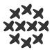 predolo 10 pieces eyeglass nose pads nose pads for glasses D-shaped cushion comfortable fastening black