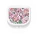 HOUSYLOVE Retainer Case 1 Pack White Classic Scratch Resistant Night Guard Case with Floral Patterns