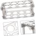 Hohopeti Box Egg Carton Plastic Serving Tray Egg Case for Refrigerator Food Trays Household Crisper re-usable Black 22.3X10.1X8.9CM - Buy Online on GoSupps.com