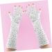 minkissy 8 Pairs Miss Fingerless manicure protection salon manicure gloves Accessories protector gloves Manicure tools gloves for sun protection for women gel for nails - Buy Online on GoSupps.com