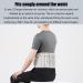 Thyxg Inflatable Lumbar Vertebrae Girdle - Adjustable Spinal Support Belt with 3-Level Temperature Control & 3D Design for Pain Relief - International Shipping Available - Buy Online on GoSupps.com