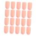 Healvian 20pcs Finger Cot Shoe Toe Protector Silicone Toe Sleeves Sebs Finger Protective Sleeve Anti-wear Toe Sleeves Toe Corn Cover Hole Little Toe Cover Small Toe Covers