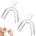 2Pieces Teeth Whitening Mouth Trays Durable Teeth Whitening Gum Shield Reusable Teeth Guards Dental Oral Care Kit Teeth Mould Guards for Teeth Protecting Teeth Bleaching Teeth Grinding