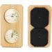 Sauna Thermometer Hygrometer 2-in-1 | Premium Wood & Copper Hygrothermograph for Bathroom - Ship Worldwide - Buy Online on GoSupps.com