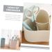 Holibanna Makeup Brush Organizer Cutlery Storage Bucket Pencil Cups for Desk Office Girl Heart Storage Rack - Buy Online on GoSupps.com