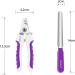 OneCut 4.7 Small Dog & Cat Nail Clipper - Stainless Steel Trimmers for Small Animals - Professional Quality Pet Nail Clipper in Purple - Buy Online on GoSupps.com