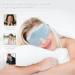 100% Mulberry Silk Sleep Mask - Adjustable Eye Mask for Travel & Home | Luxury Sleep Aid for Men & Women - Blue - Buy Online on GoSupps.com