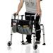 Wheelchair Side Armrest Storage Bag - Multi-Pocket Walker Storage Bag with Water Cup Cover - Suitable for Walkers Walkers Electric Manual or Electric Wheelchairs - Buy Online on GoSupps.com