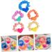 FRCOLOR Girl Hair Ties Heart Ruffled Hair Tie Heart Charm Hair Tie hair Women Scrunchies hair ties for girls scrunchies for women Ponytail Holders women's sweet cloth hair - Buy Online on GoSupps.com