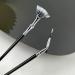 Angled Fan Eyelash Brush 120 Angle Eyeliner Brushes - Multipurpose Makeup Tool for Lashes and Eyeliners Creating The Perfect Makeup Pochy - Buy Online on GoSupps.com