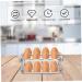 Hohopeti Box Egg Carton Plastic Serving Tray Egg Case for Refrigerator Food Trays Household Crisper re-usable Black 22.3X10.1X8.9CM - Buy Online on GoSupps.com