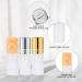 Bohoray 24Pcs Roll On Glass Bottles for Essential Oils - 5ml Stainless Steel Roller Balls 3 Lid Types - Ideal for Perfume & Massage - Buy Online on GoSupps.com