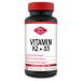 Olympian Labs Vitamin K2 + D3 60 Servings Supports Immune System Bone and Heart Support 60 Vegan Capsules 60 Count (Pack of 1)