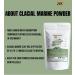 mGanna 100% Natural Glacial Marine Green Clay 454 GMS / 1 LBS for Facial Masks Creams Body Wraps Soft Peels and Scrubs Skin Tightening and Soap Making - Buy Online on GoSupps.com