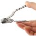 JYtop 2 Pieces Large Size Nail Clippers with 360 Degree Rotating Swivel Head - Long Handle Stainless Steel Fingernails and Toenails Cutter - Buy Online on GoSupps.com